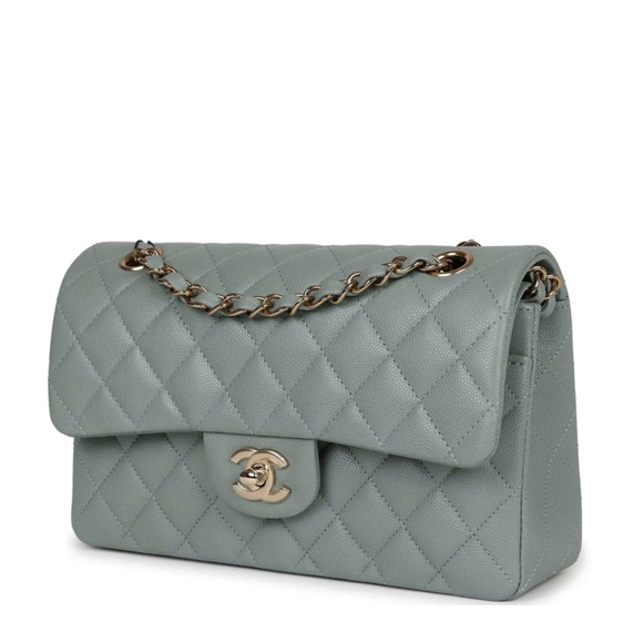 Chanel 23C Small Classic Flap “Grey” | NWT - Picture 5 of 10